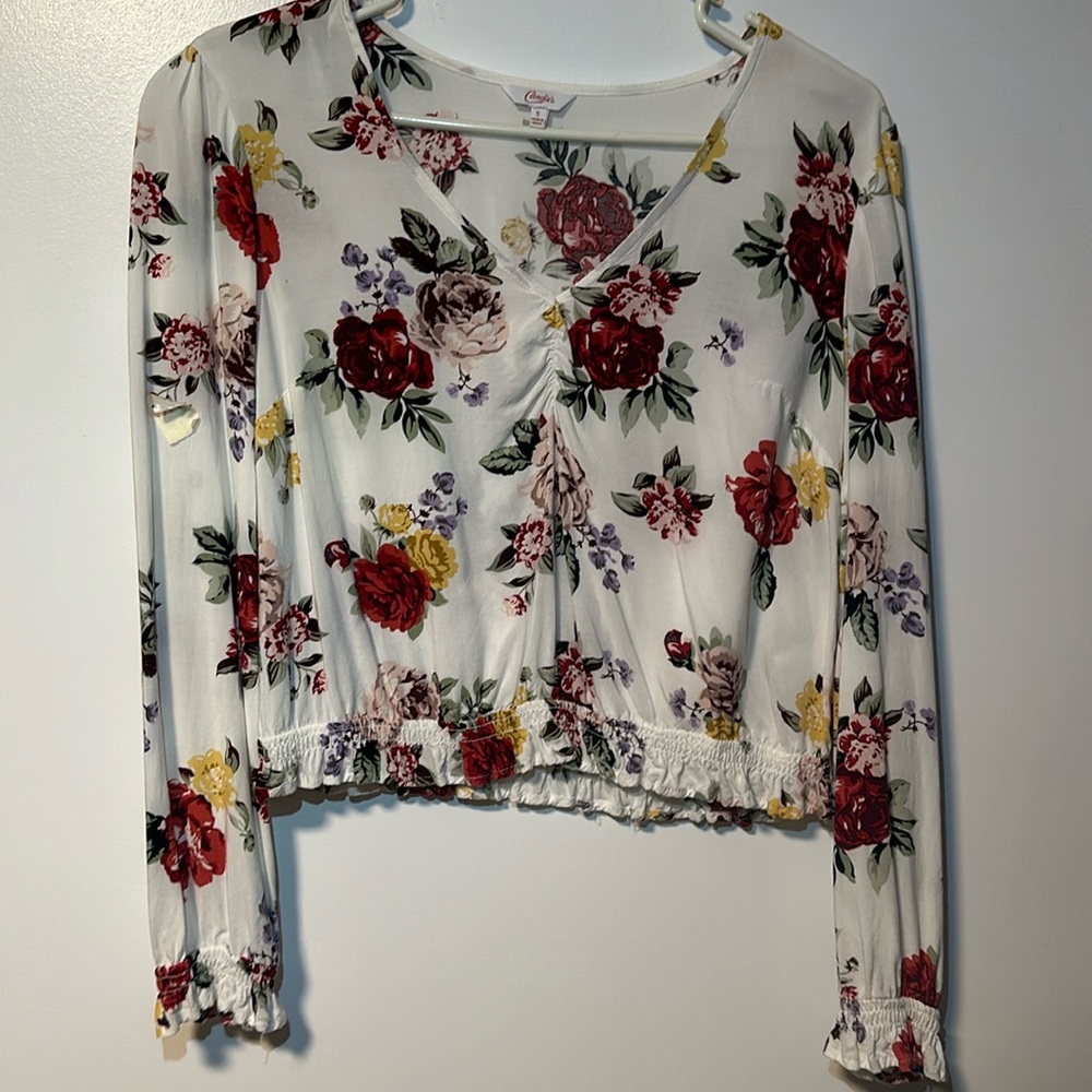 Long sleeve floral print Candies size Small